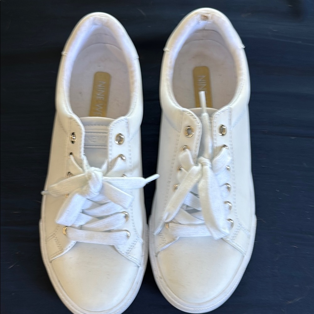 Nine West Women's Classic White Sneakers